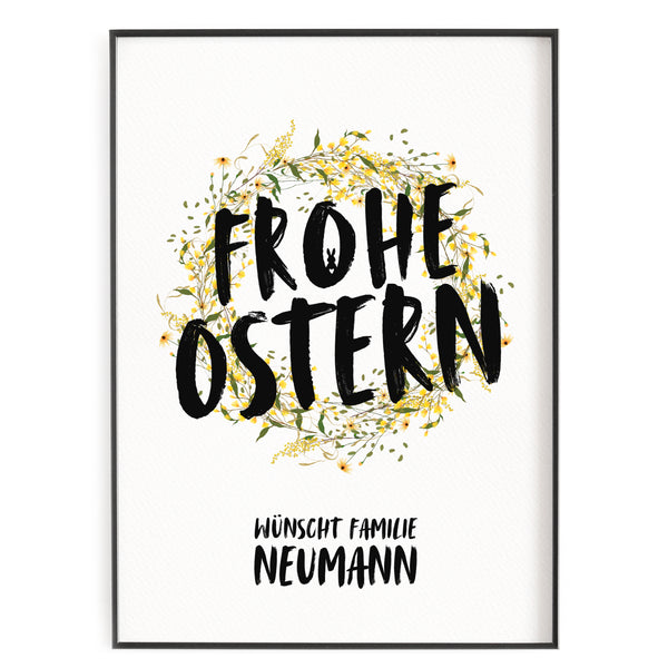 Frohe Ostern - Wünsche - Poster