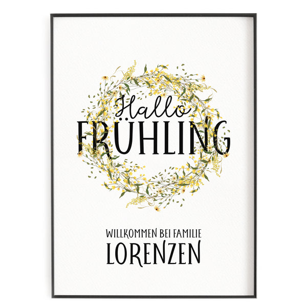 Hallo Frühling - Poster