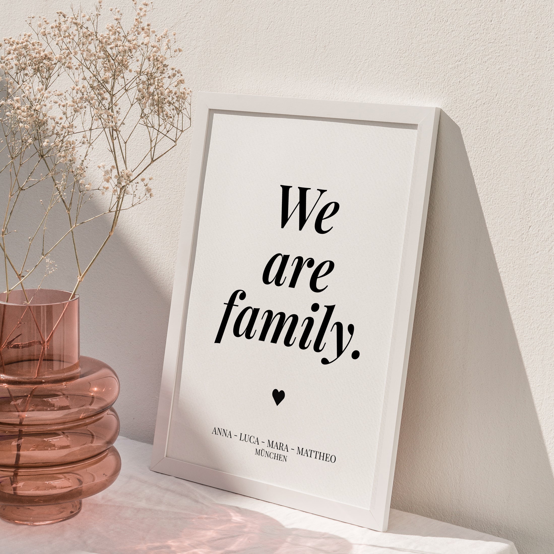 We Are Family - Poster - No. 2 – VonHerzen Shop